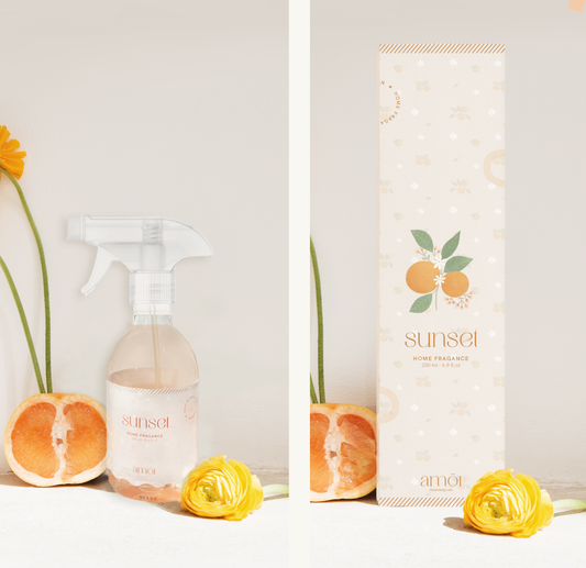 Pack mikado y spray Sunset